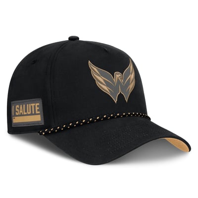  Washington Capitals Fanatics Military Appreciation Authentic Pro A-Frame Adjustable Hat - Black
